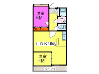 間取図 ウエスト江戸堀