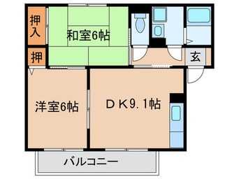 間取図 エステ－トたつみ