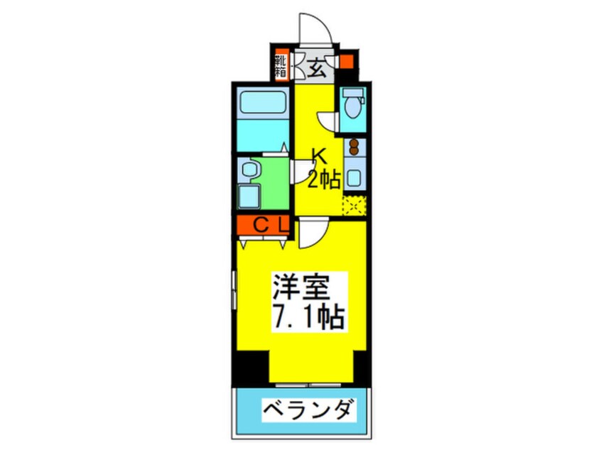 間取図 S-RESIDENCE Hommachi Marks