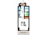S-RESIDENCE Hommachi Marks 1Kの間取り