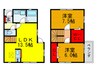 ツインテラス東石切 2LDKの間取り