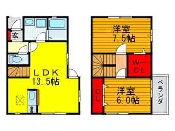 間取図 ツインテラス東石切