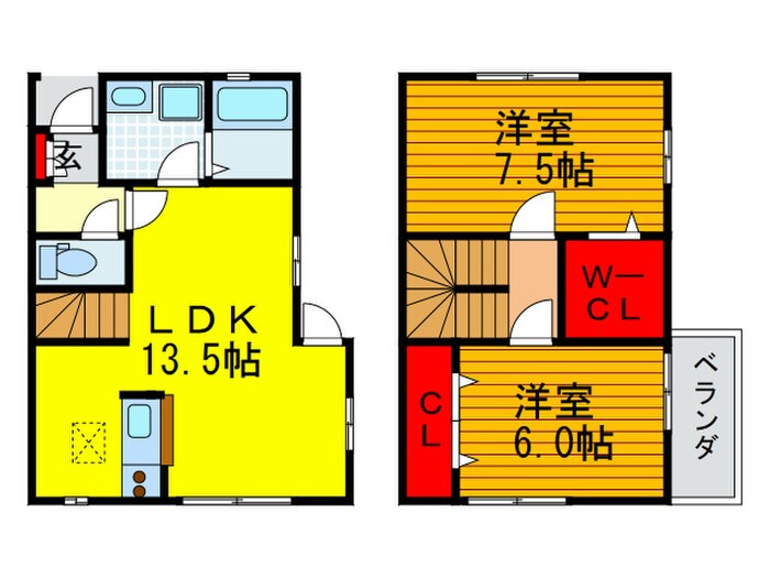 間取り図 ツインテラス東石切