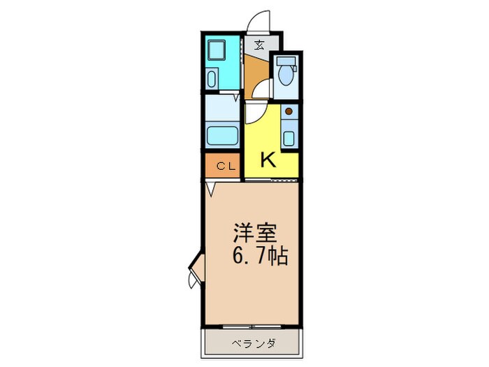 間取り図 サニ－ハウス小戸