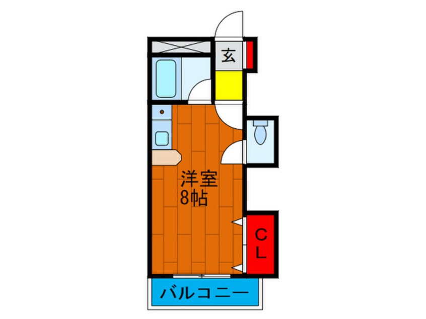 間取図 レナジア大和田