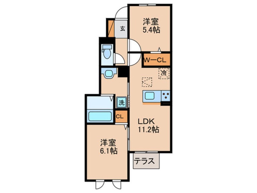 間取図 laulea守山