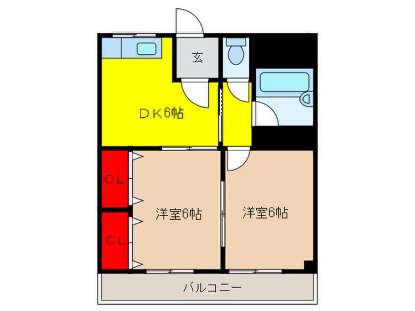 間取図 インテンス大東