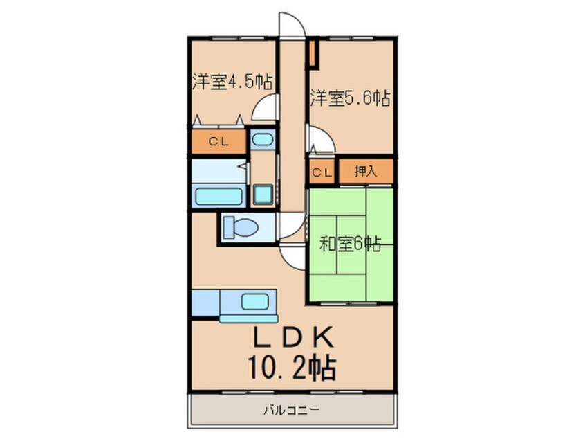 間取図 レジデンス碩