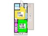 マンション虎屋（303） 1DKの間取り