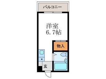 間取図 ヒルズ長岡天神