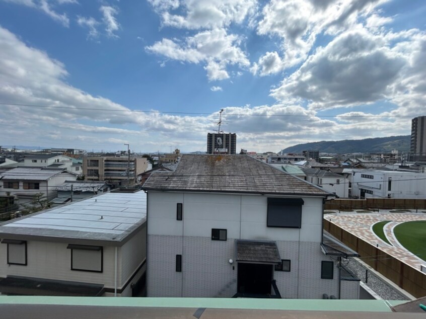 室内からの展望 ヒルズ長岡天神