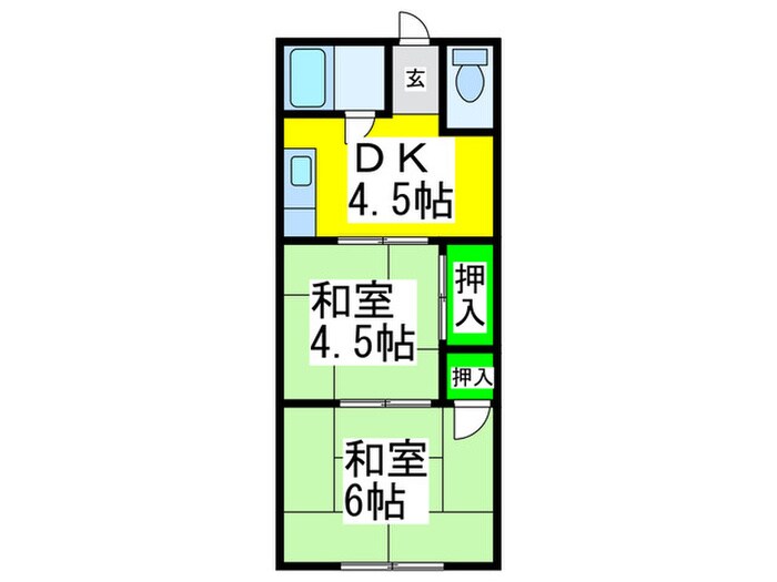 間取り図 日高マンション