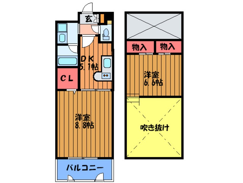 間取図 レクシア鶴見