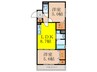 ラモーナ一津屋Ⅰ 2LDKの間取り