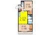ラモーナ一津屋Ⅰ 2LDKの間取り