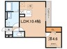 D-room国芳 1LDKの間取り