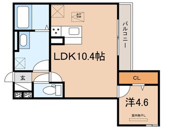 間取図 D-room国芳