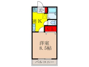 間取図 メゾンドユウA棟