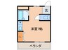 第１３マンション 1Rの間取り