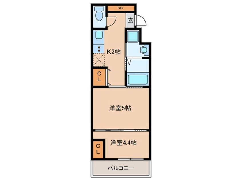 間取図 MJC京都梅小路(202)