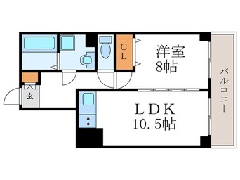 間取図 シャトーラドゥーブ