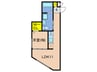 FlowerGarden KOBE 1LDKの間取り