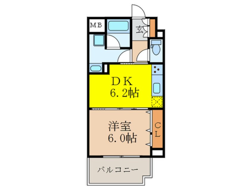 間取図 ｴｽﾃﾑｺｰﾄ新大阪Xｻﾞ･ｹﾞｰﾄ