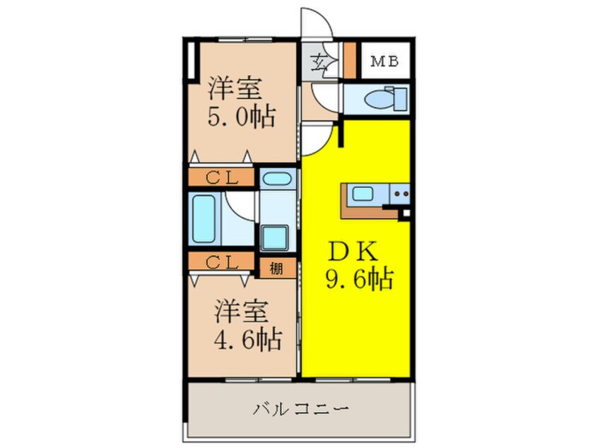 間取図 ｴｽﾃﾑｺｰﾄ新大阪Xｻﾞ･ｹﾞｰﾄ