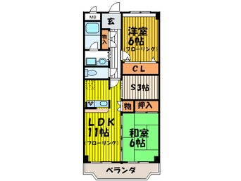 間取図 メゾン橋喜