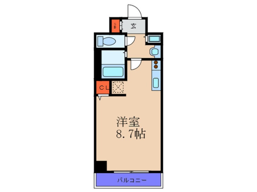 間取図 レジデンス福島Ⅱ(203)