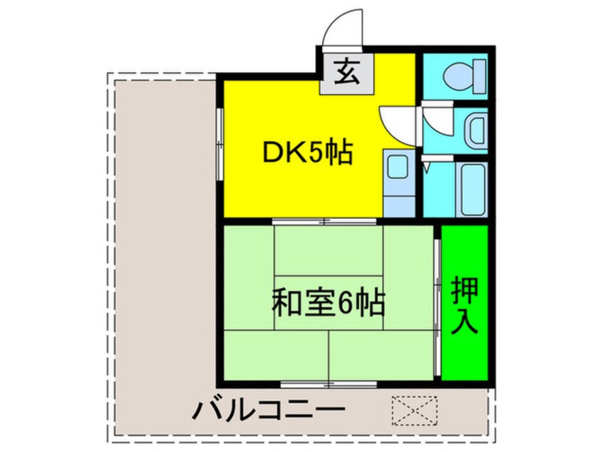 間取図 アルビー鳳