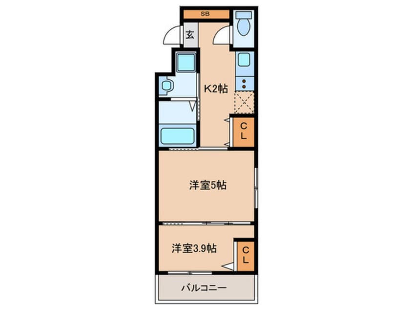 間取図 MJC京都梅小路(204)
