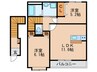 Maison Anjour 2LDKの間取り