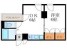 アペルタス 1DKの間取り