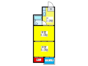 間取図 パシフィック玉津