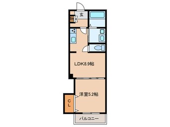 間取図 ラモーナ諸福Ⅰ