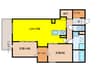 D-residence春日 2LDKの間取り