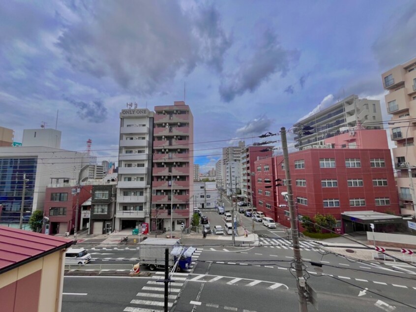 室内からの展望 クーランデール天神橋