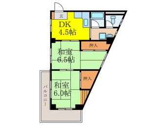 間取図 吹田朝日マンション