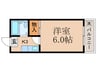 メゾンラメ－ル 1Kの間取り