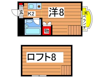 間取図 ＰＵＲＥＮＥＳＳ７８