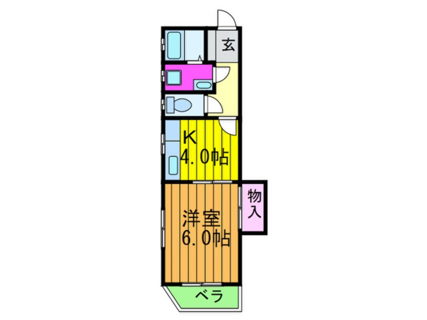 間取図 タナカハイツ