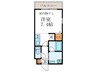 Good8 mirai 上賀茂 1Rの間取り
