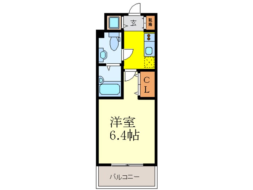 間取図 ファミ－ユ千里山西