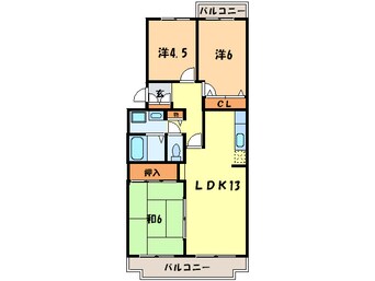 間取図 マッティーナ神戸壱番館