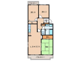 間取図 マッティーナ神戸壱番館