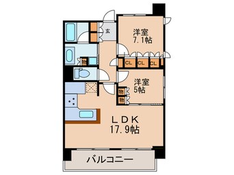 間取図 ア－バネックス阿倍野松崎町