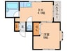 セルツ本庄 1DKの間取り
