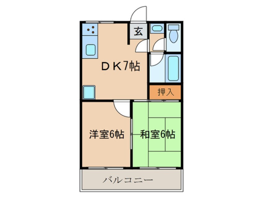 間取図 シャルマンコ－ポ