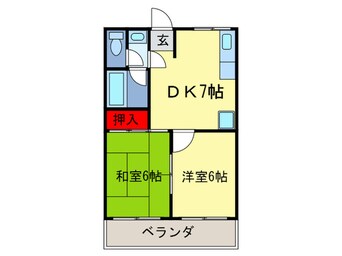 間取図 シャルマンコ－ポ